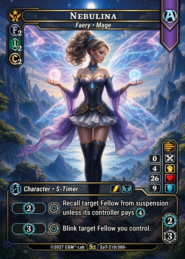 Nebulina — Tech S-Timer card